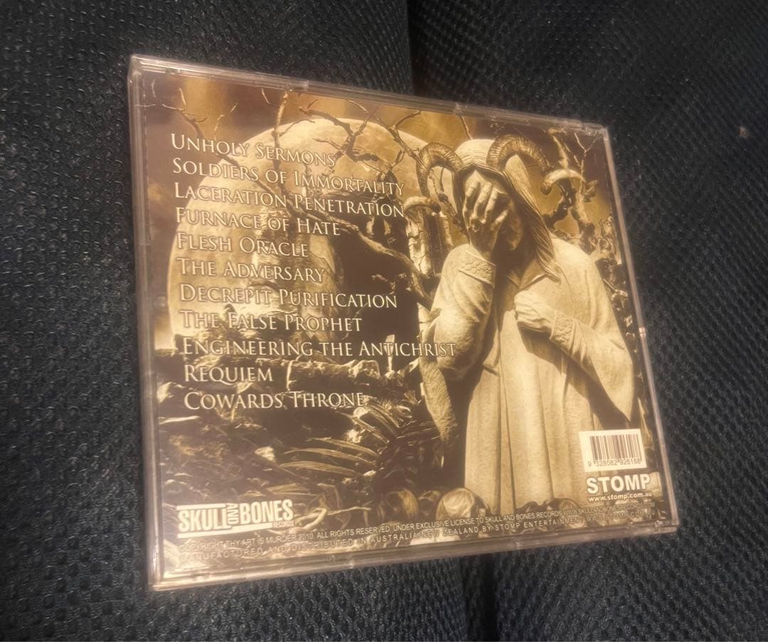 洋楽 Thy art is murder 1st press