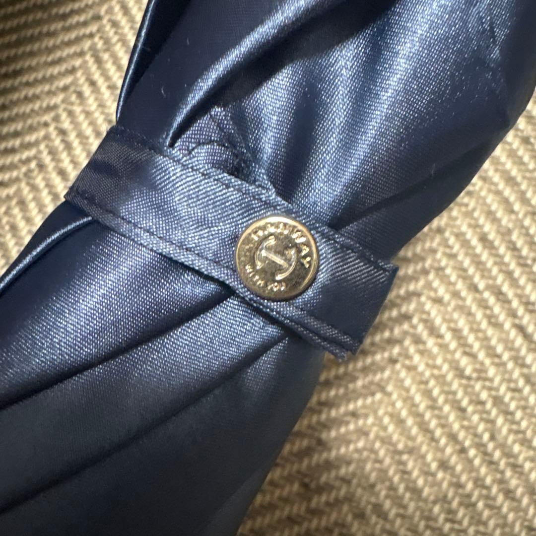 【雨傘】ハンウェイ⭐︎折りたたみ傘　カラー：紺（美品）