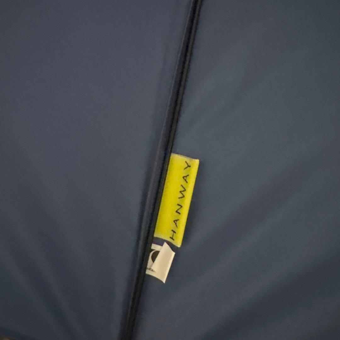 【雨傘】ハンウェイ⭐︎折りたたみ傘　カラー：紺（美品）