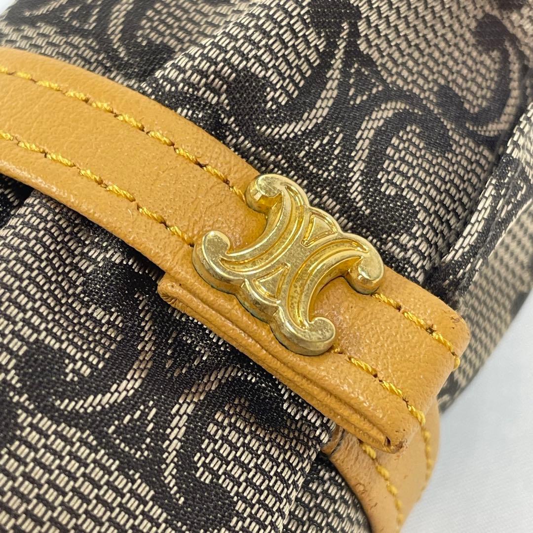 S1-M0198　CELINE　セリーヌ　トリオンフ柄　折り畳み傘　希少品