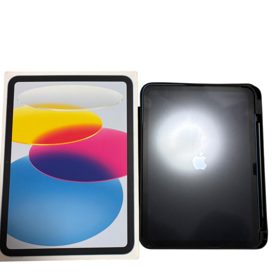 Apple iPad (A16) ブルー 本体 + ケースPenci付き 海外版