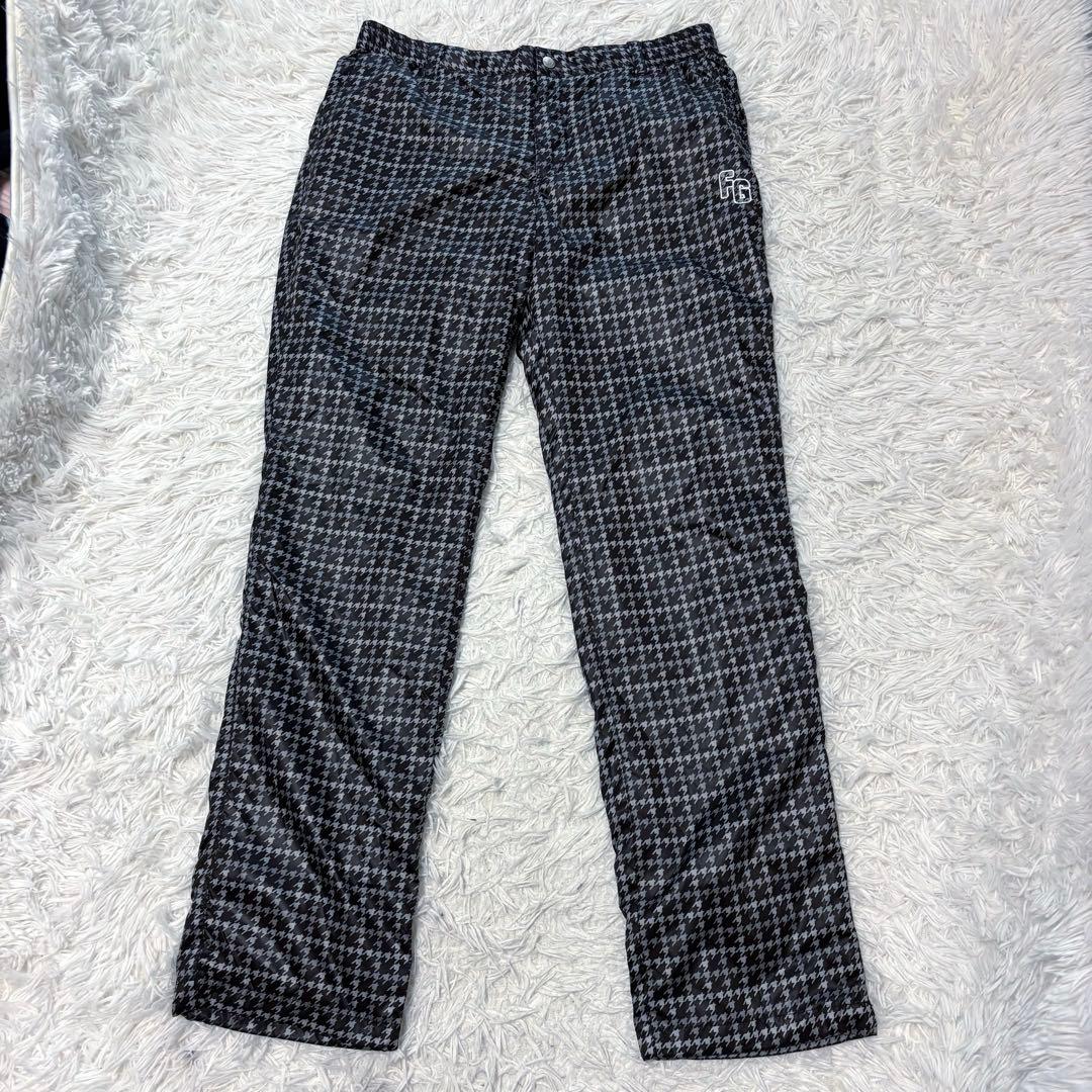 新作 FILA ゴルフ セットアップ 千鳥 チドリ 蓄熱 スニード ブルゾン