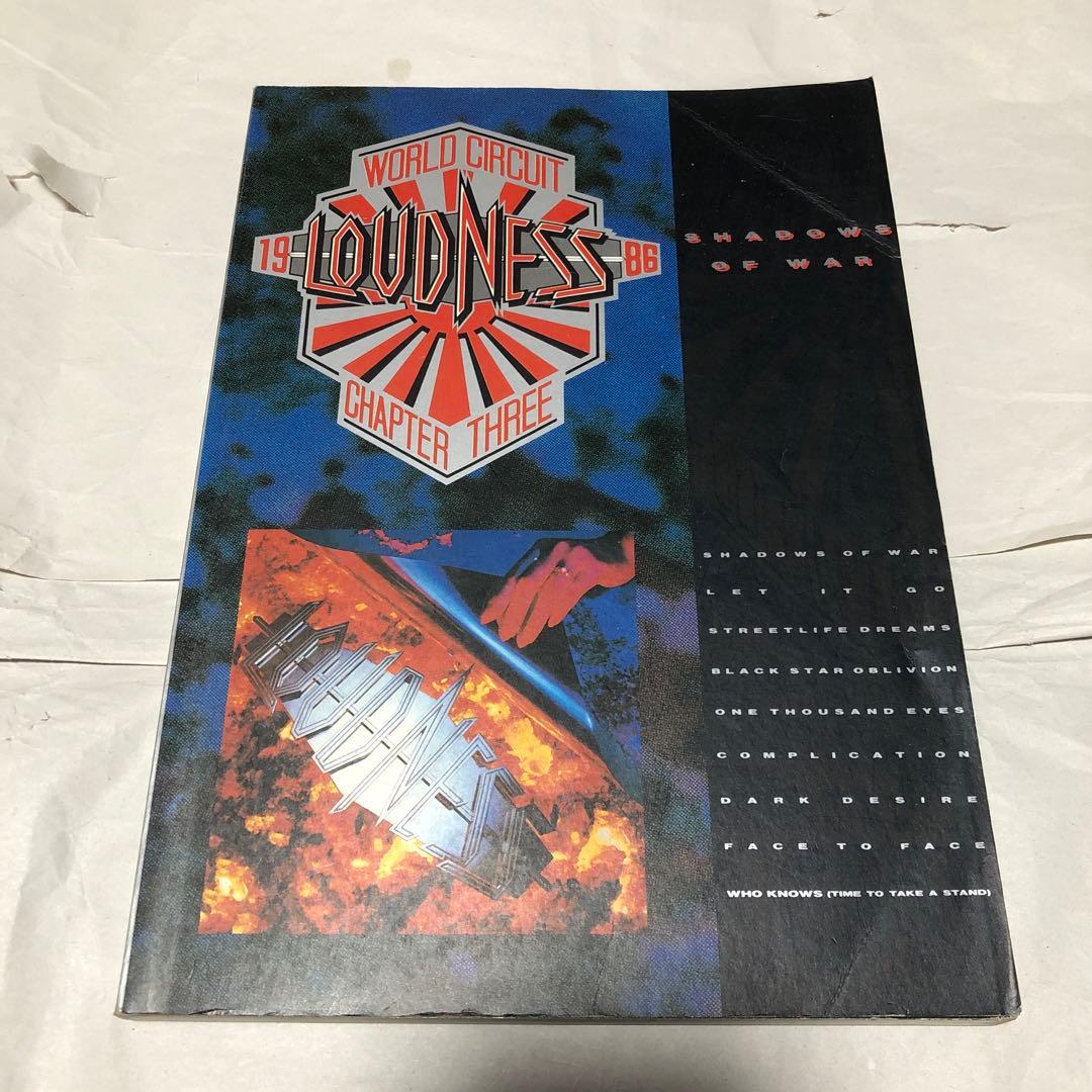 LOUDNESS SHADOWS OF WAR バンドスコア 楽譜