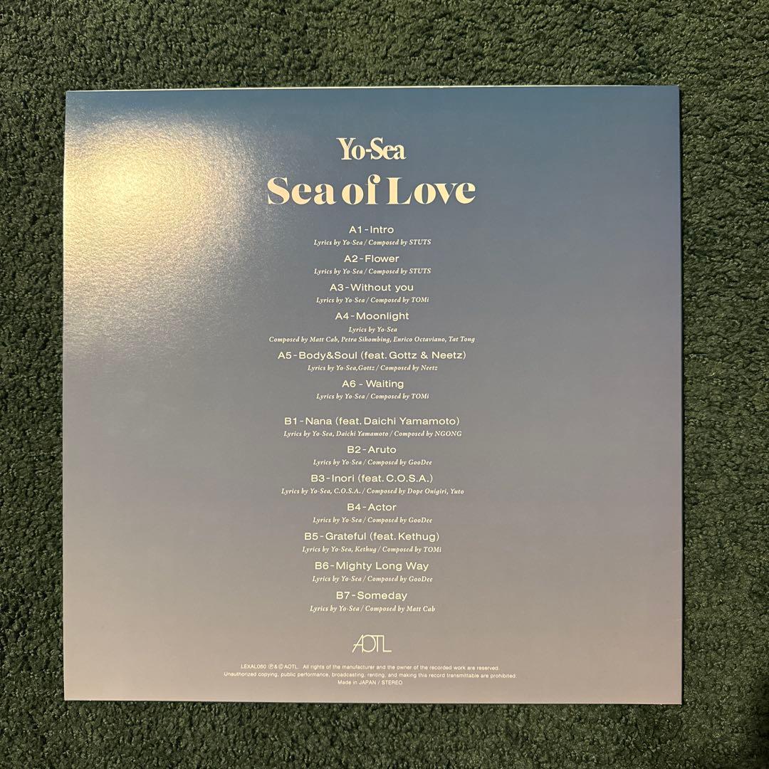 邦楽 yosea LP sea of love