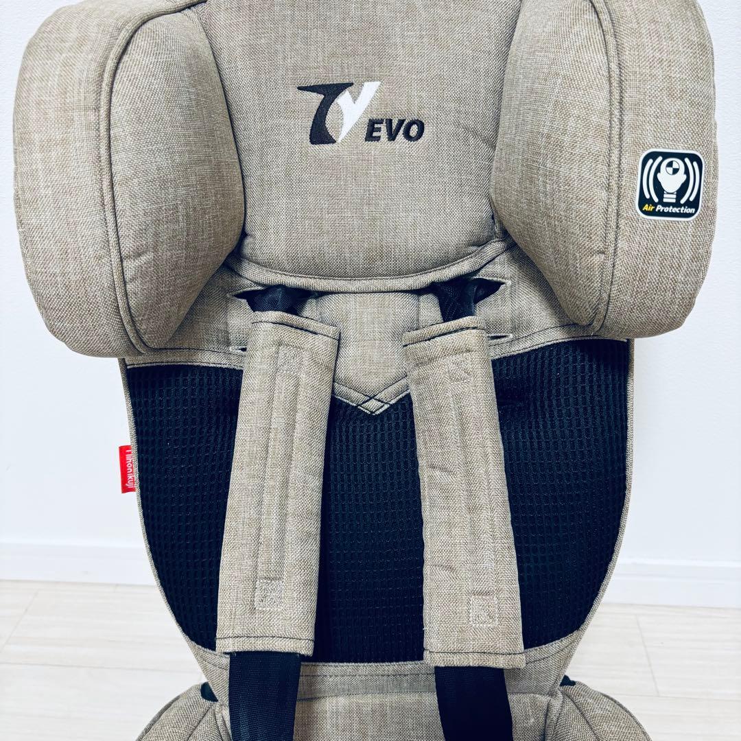 日本育児　トラベルベストEVO サンドベージュ　ジュニアシート　1〜4歳　極美品