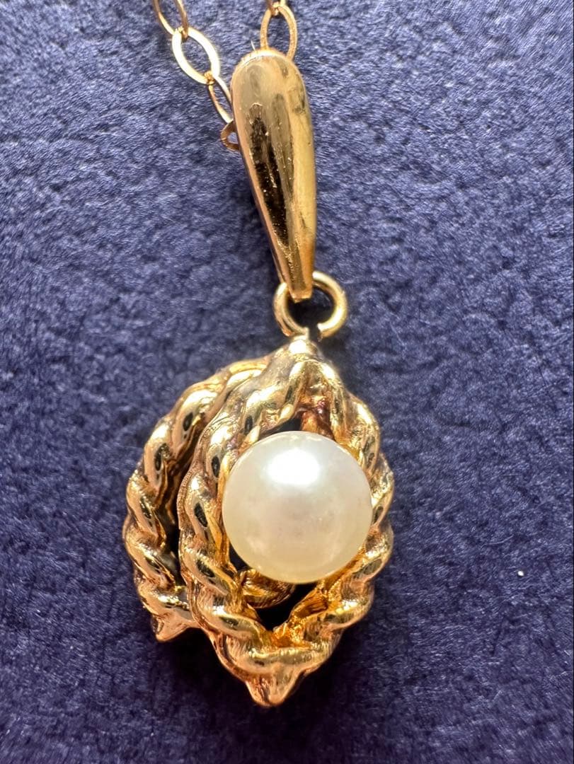 K18 アコヤパール ペンダントトップ｜新品｜上品デザイン