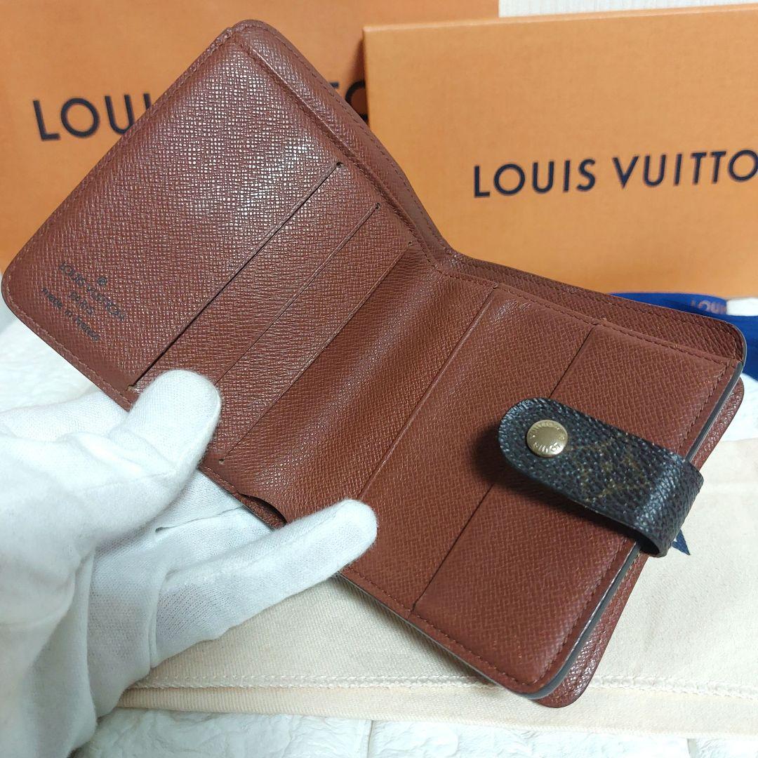 Louis Vuitton ルイヴィトン コンパクトジップ 二つ折り財布