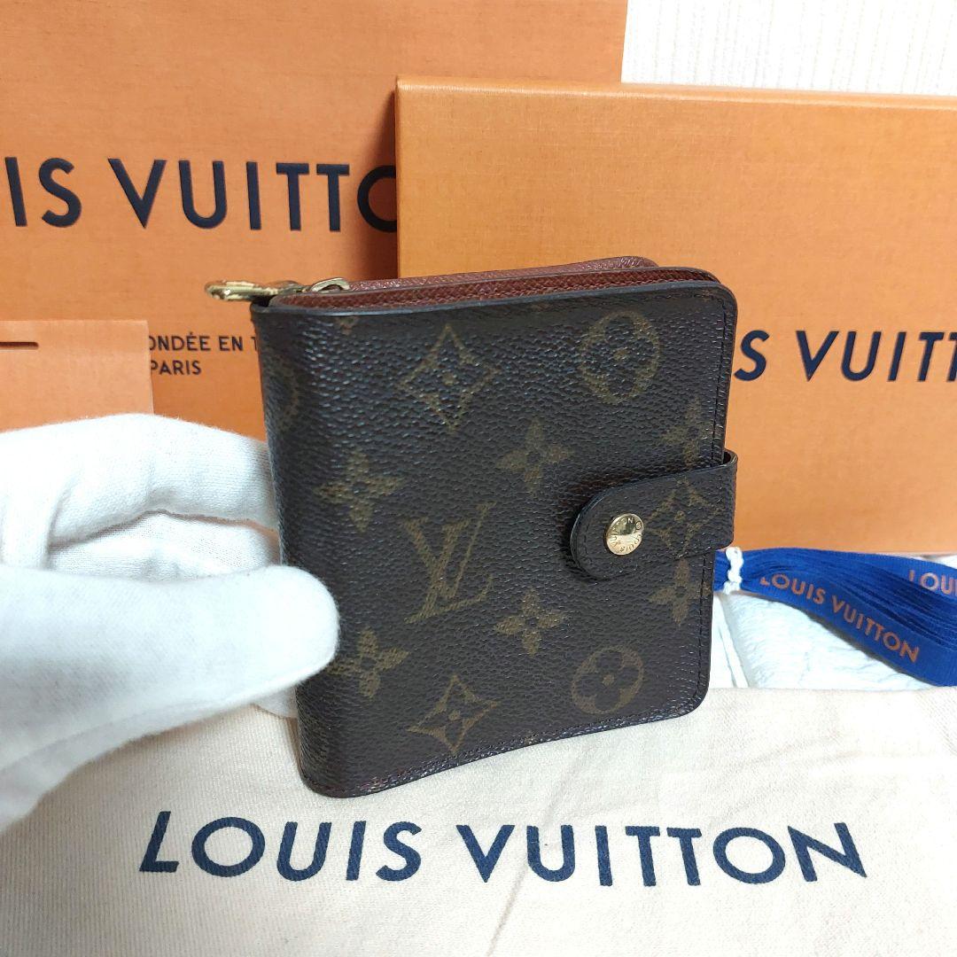 Louis Vuitton ルイヴィトン コンパクトジップ 二つ折り財布