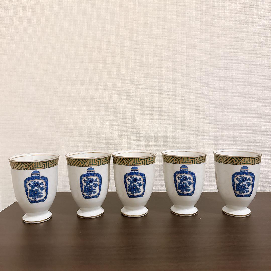 チャイナシーズ　チャイニーズボトル　中皿 中鉢 フリーカップ　各５セット