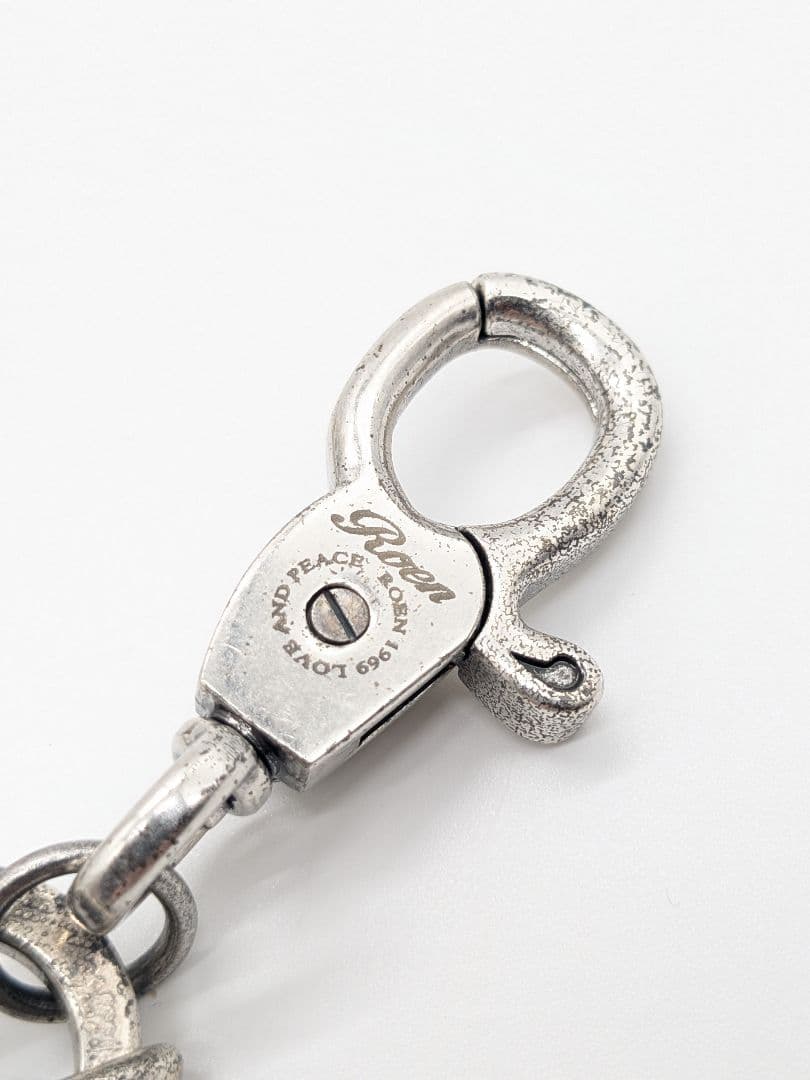 ROEN スカル ウォレットチェーン ロエン 髑髏 シルバー