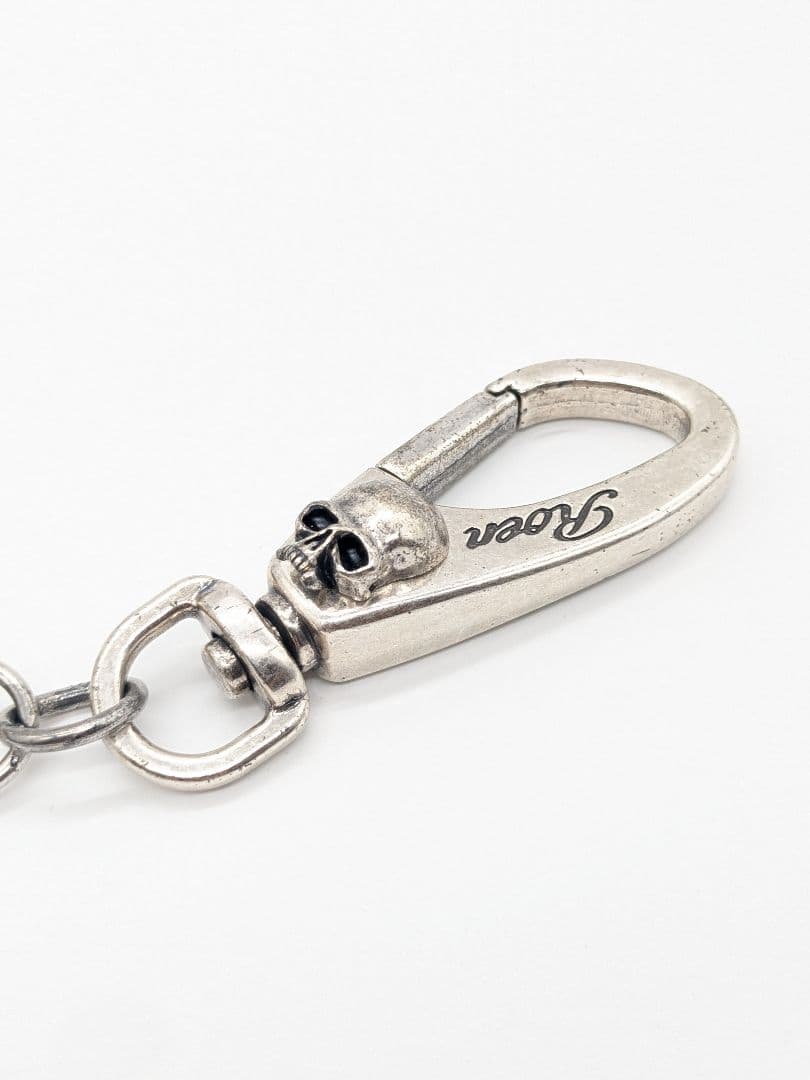 ROEN スカル ウォレットチェーン ロエン 髑髏 シルバー