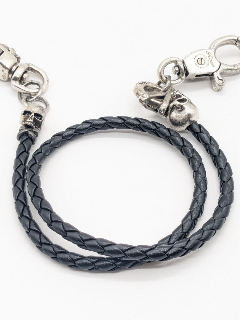 ROEN スカル ウォレットチェーン ロエン 髑髏 シルバー