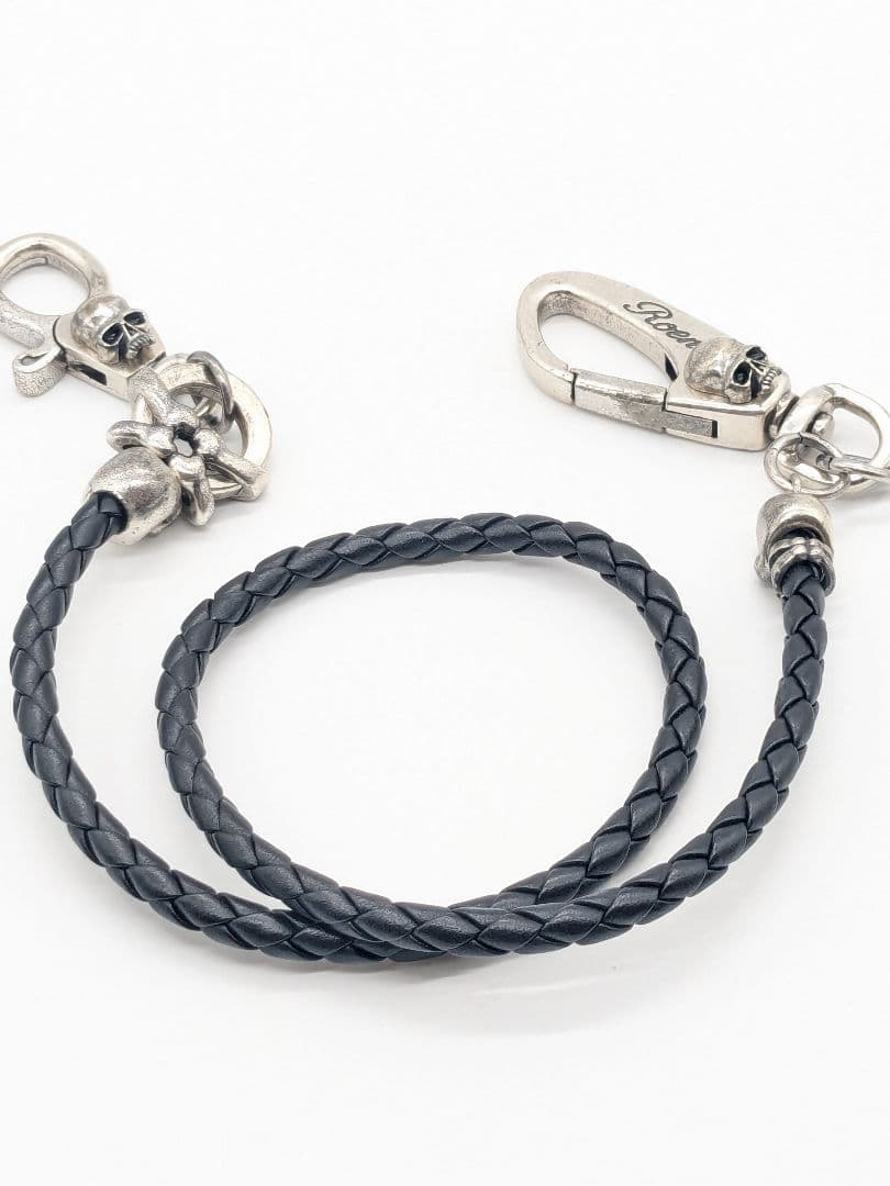 ROEN スカル ウォレットチェーン ロエン 髑髏 シルバー