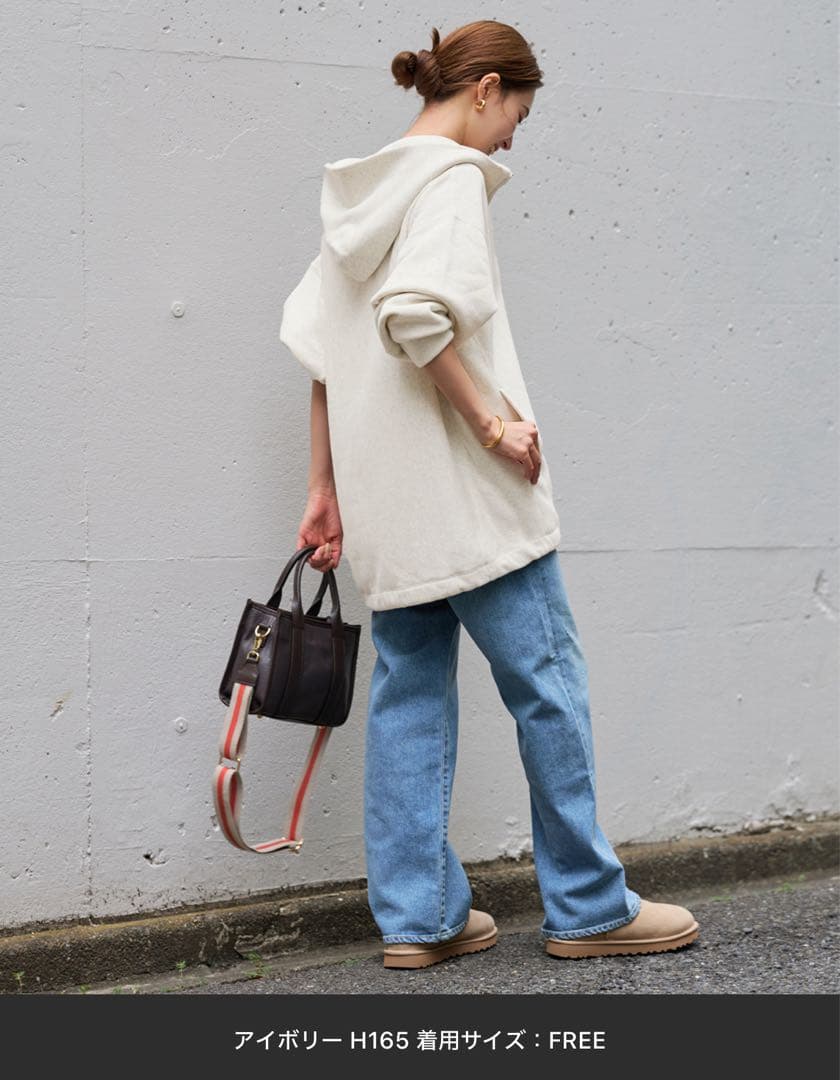 Champion 別注 フードハーフジップドロストプルオーバー