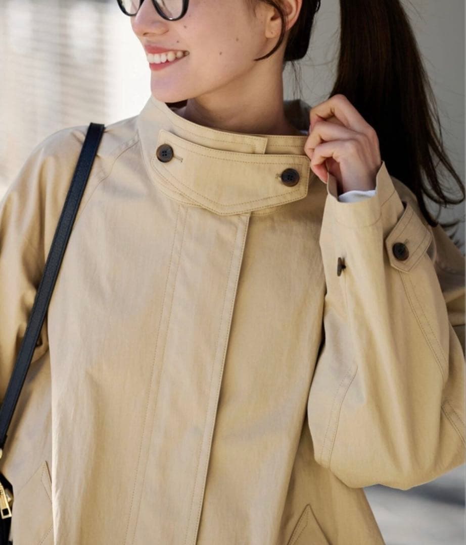 【美品】FRAMeWORK 撥水テントラインコート(38サイズ)