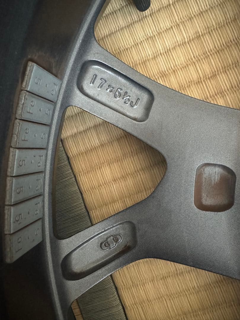 60プリウス　 純正アルミホイール　17インチ