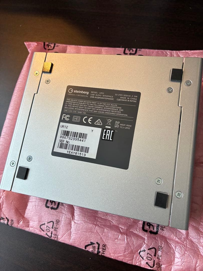 UR12 USBオーディオインターフェイス