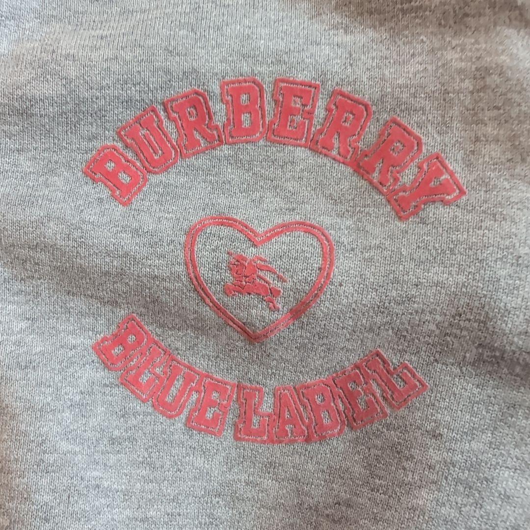 BURBERRY バーバリー　ジップアップパーカー　グレー　ハート　М　y2k