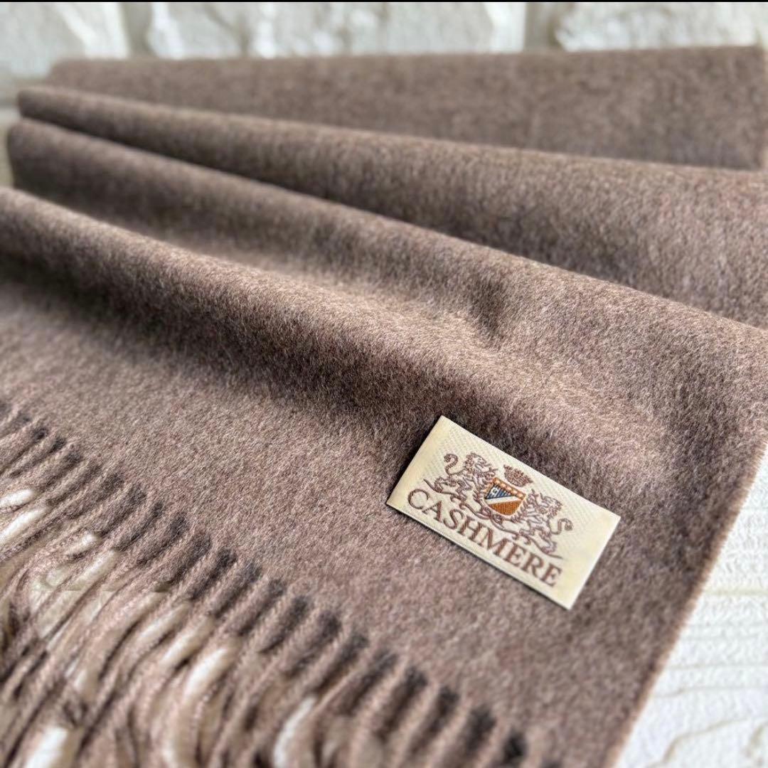 カシミヤ100% マフラー ストール ホワイトカシミヤ