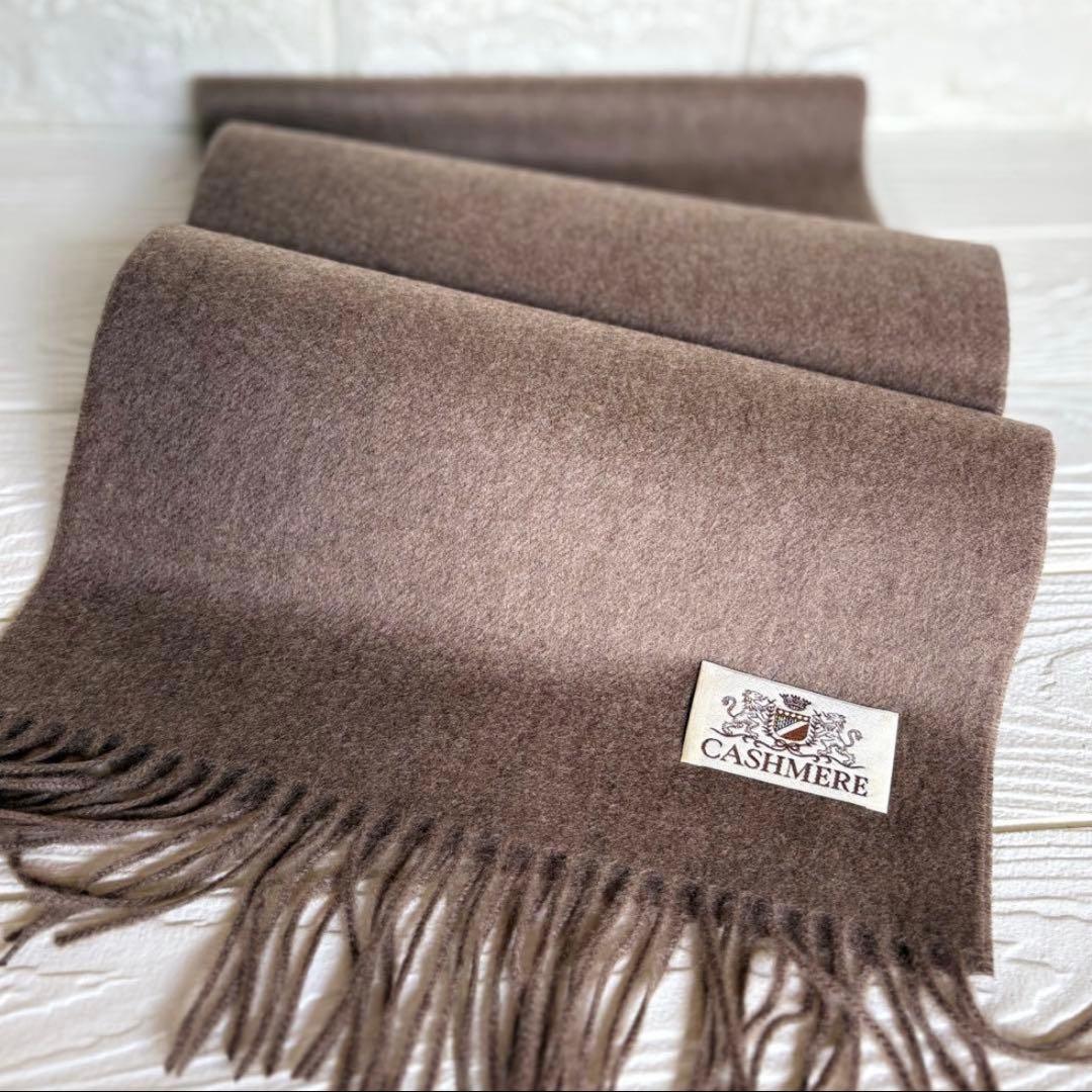 カシミヤ100% マフラー ストール ホワイトカシミヤ