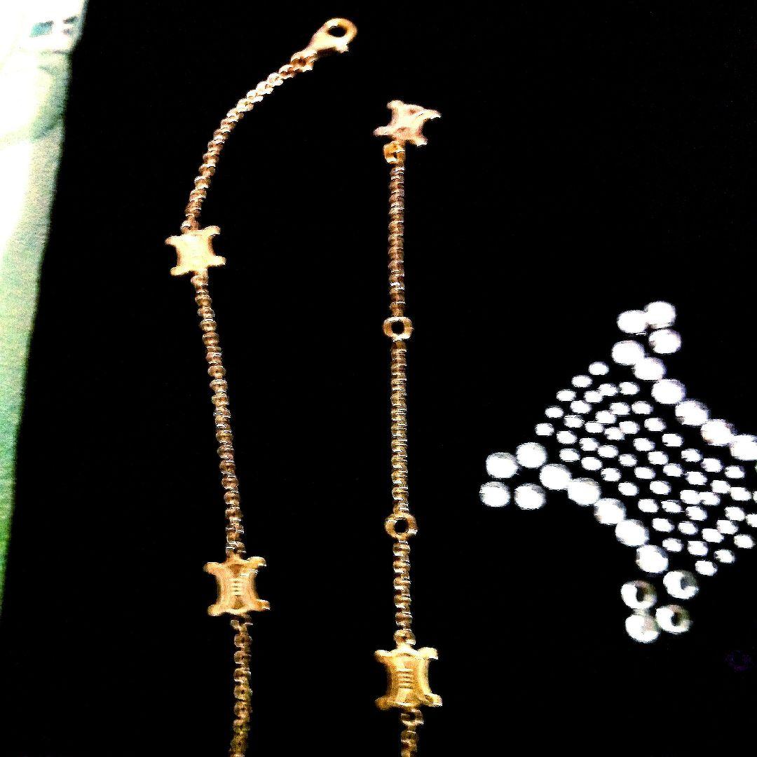 CELINEヴィンテージネックレス✚未使用大判ハンカチ