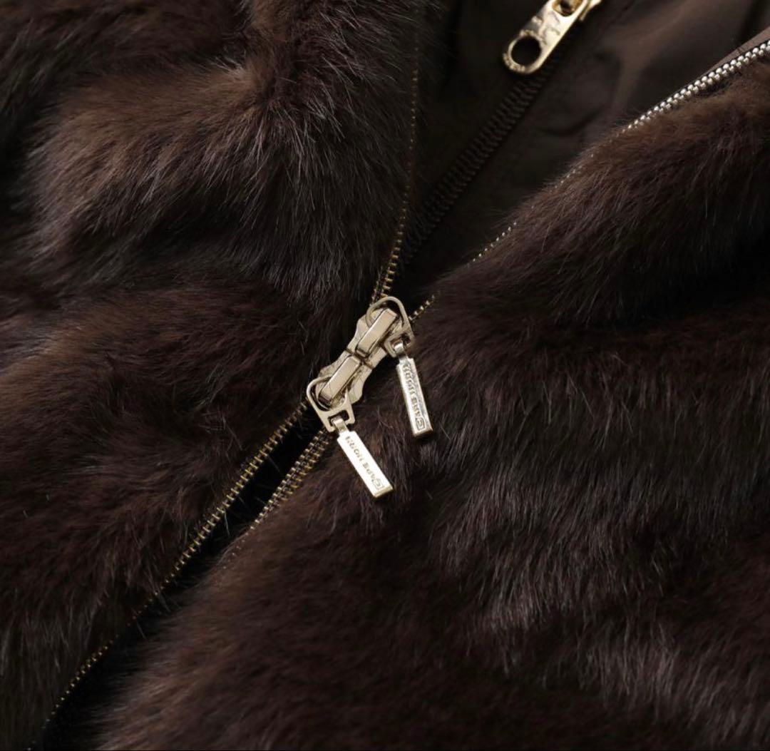 乳飲み子　CAPE HORN ファーブルゾン FLACO MOCHA