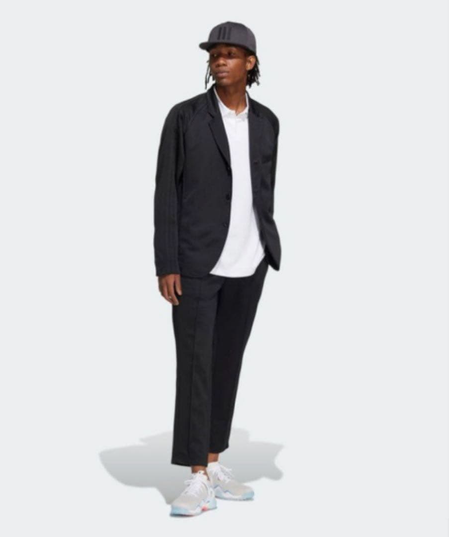 スリーストライプス テーラードジャケット＆アンクルパンツ セットアップ