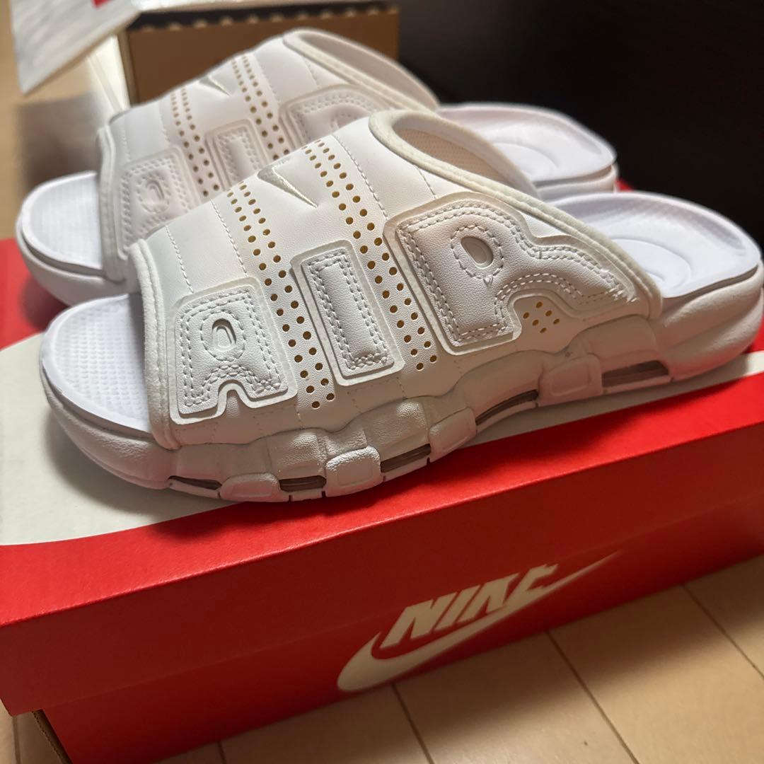 NIKE AIR MORE UPTEMPO SLIDE モアテンサンダルホワイト