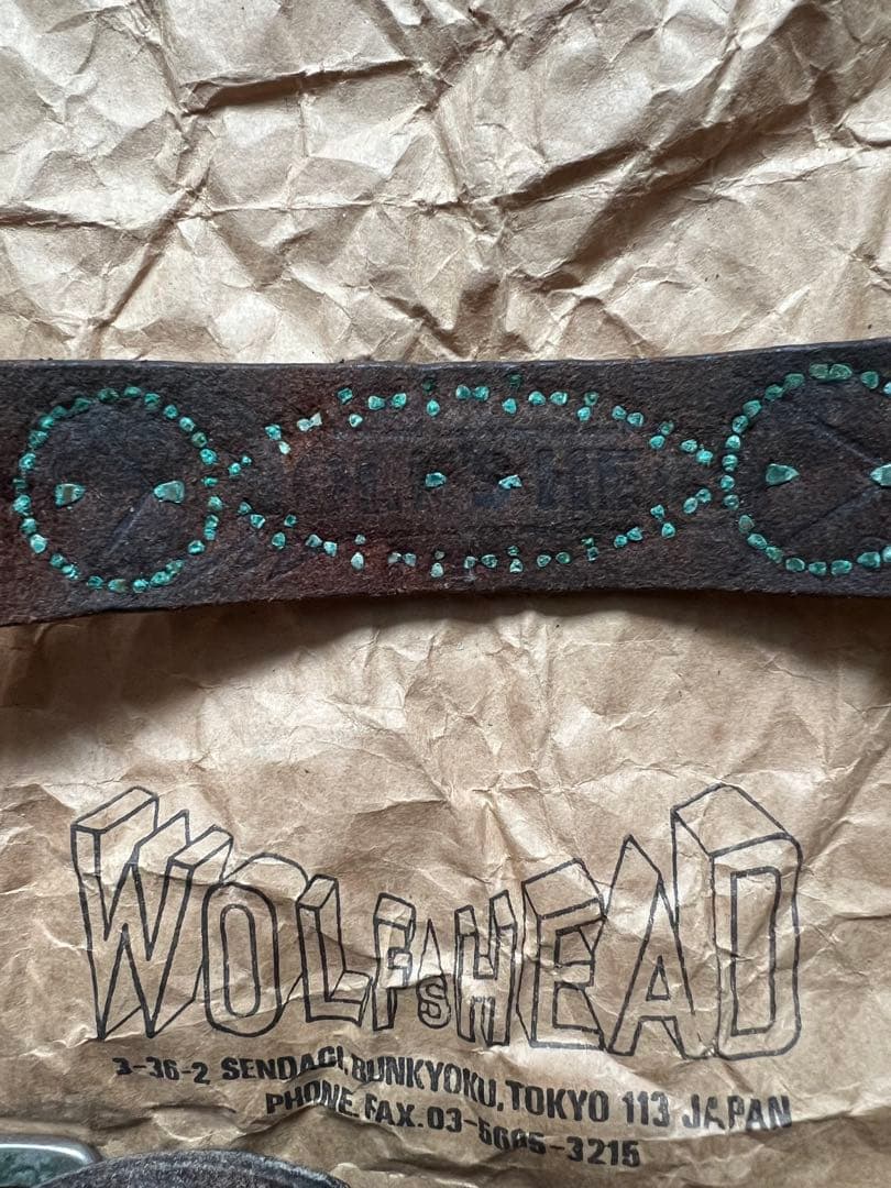 レア廃盤2点のみセット定価半額以下　WOLF'S HEAD レザー ブレス