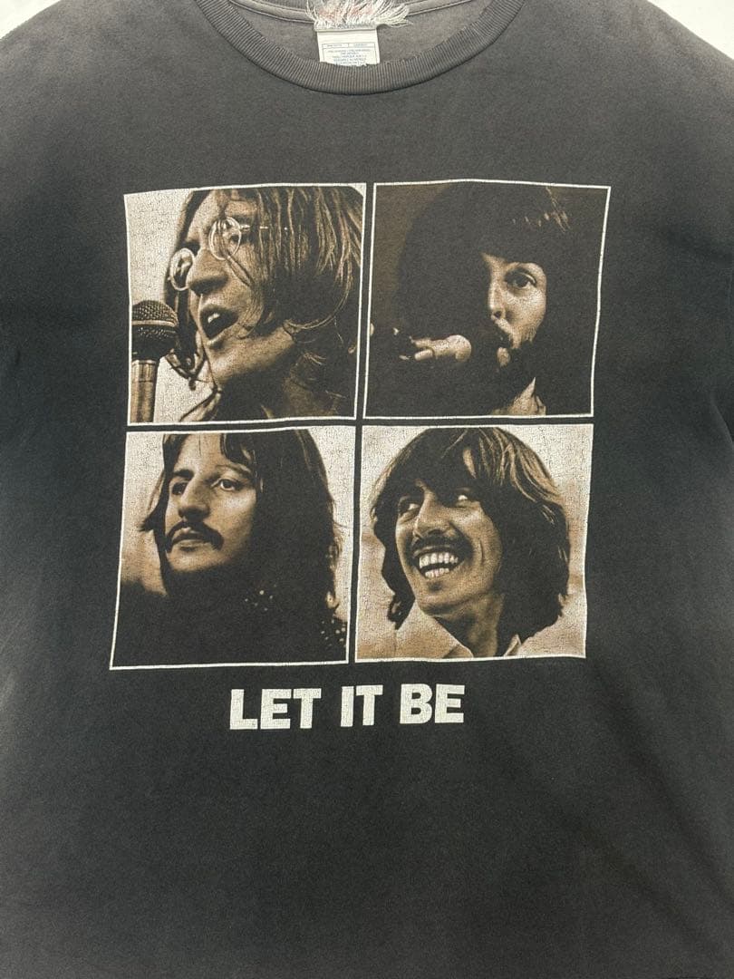 Beatles ビートルズ 【LET IT BE】　Tシャツ　鬼フェード