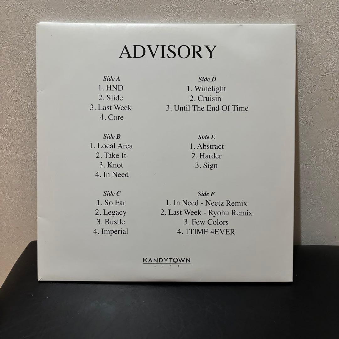 kandytown ADVISORY 2nd レコード　LP
