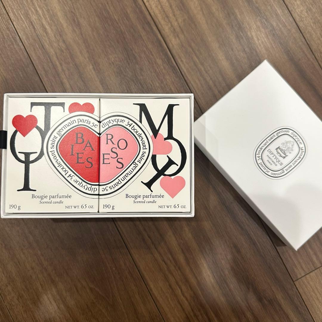 未使用 diptyque バレンタイン キャンドル
