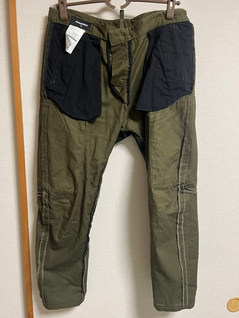 DSQUARED2 カーゴパンツ 48 オリーブ