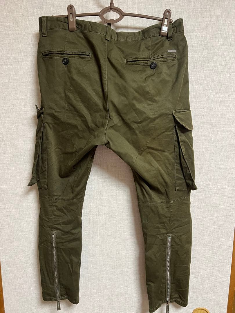 DSQUARED2 カーゴパンツ 48 オリーブ