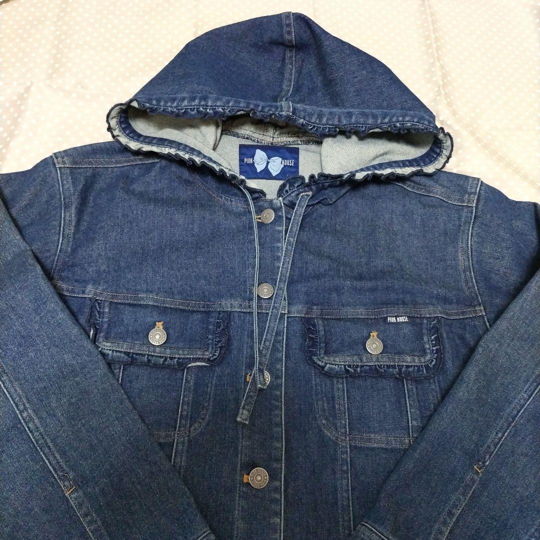ピンクハウス　デニムジャケット　2022年 インディゴブルー