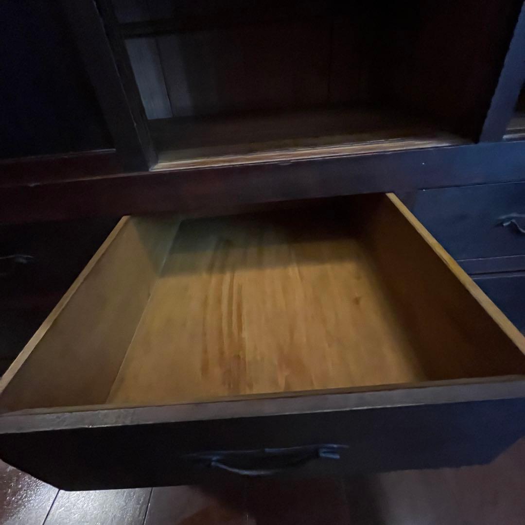 和箪笥 明治 アンティーク タンス 収納 本棚 インテリア