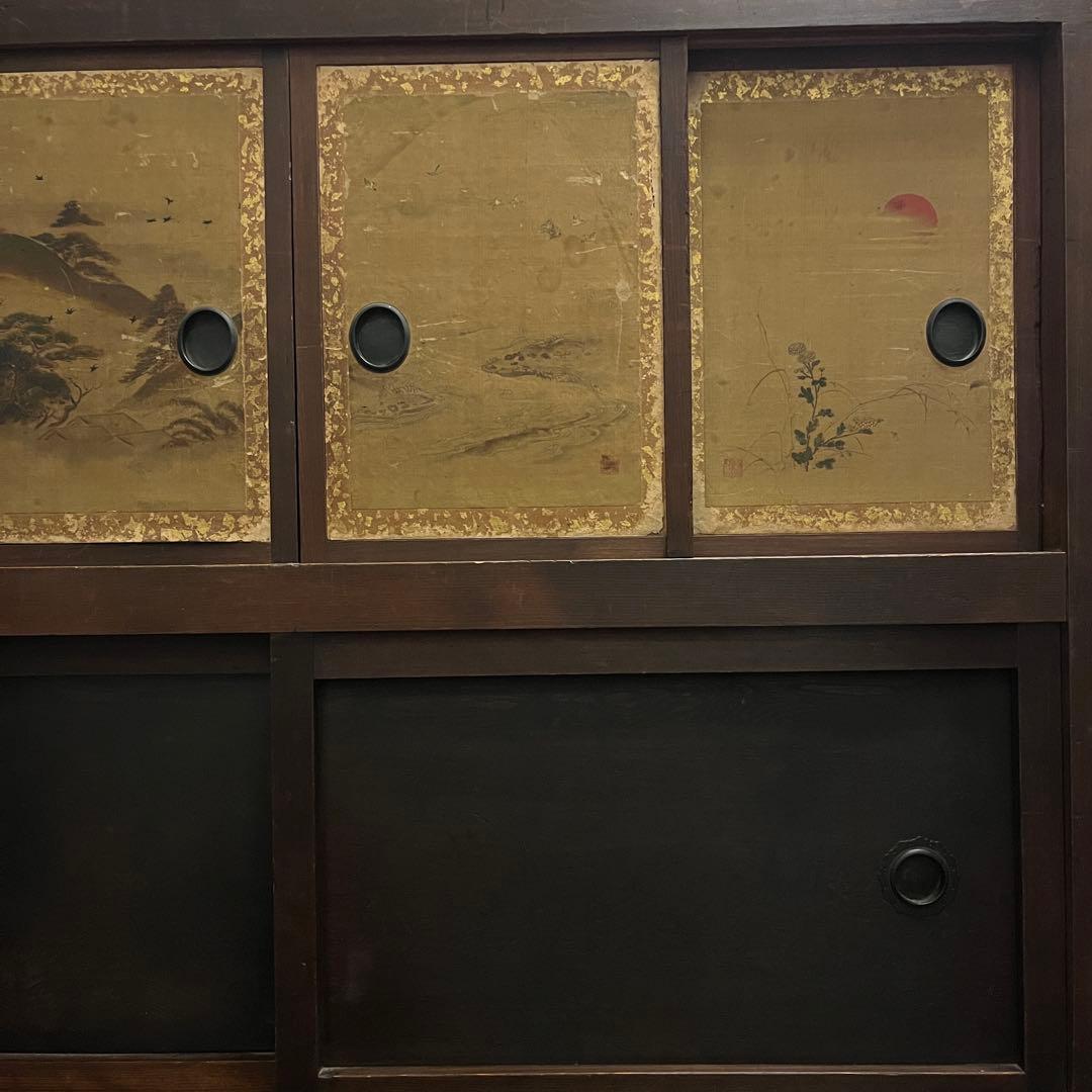 和箪笥 明治 アンティーク タンス 収納 本棚 インテリア