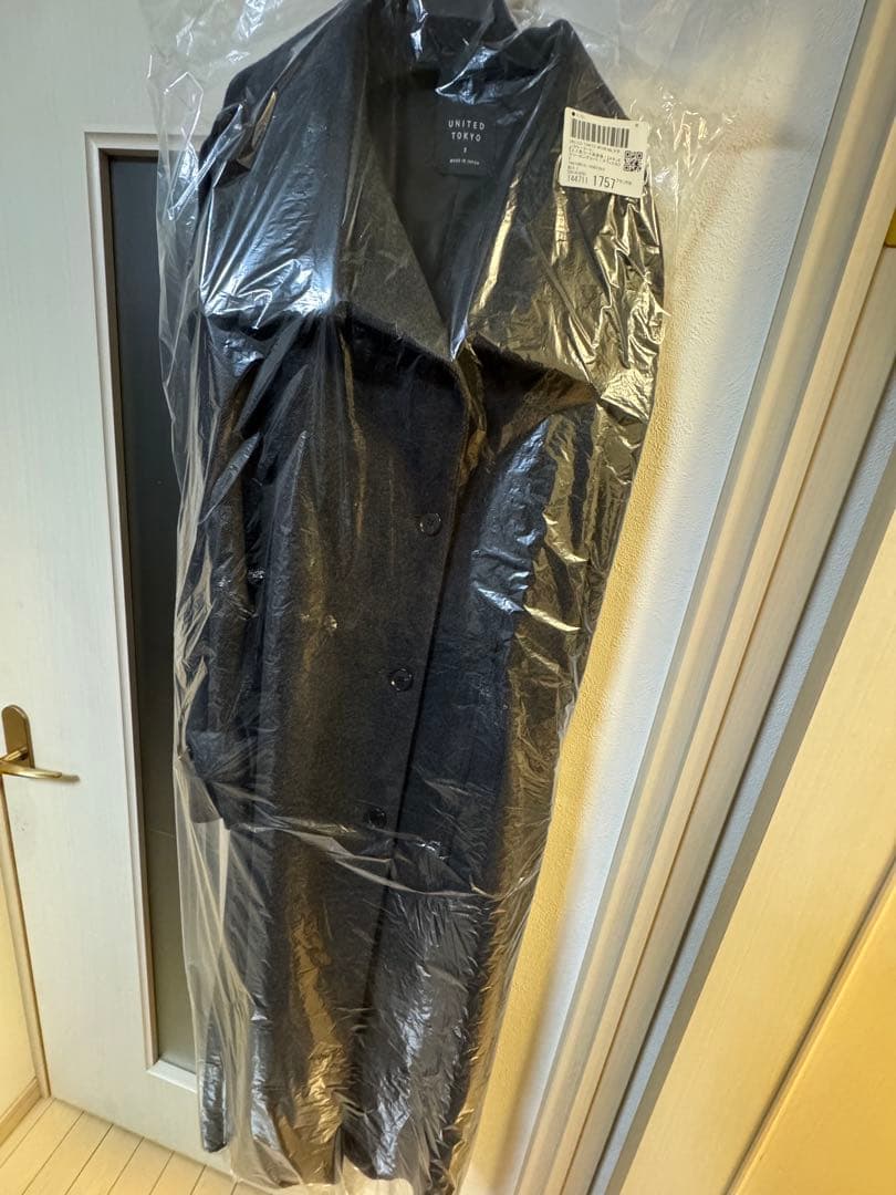 スタンドカラーロングコート｜保温/撥水/静電気防止/ウール100%ベルト付き