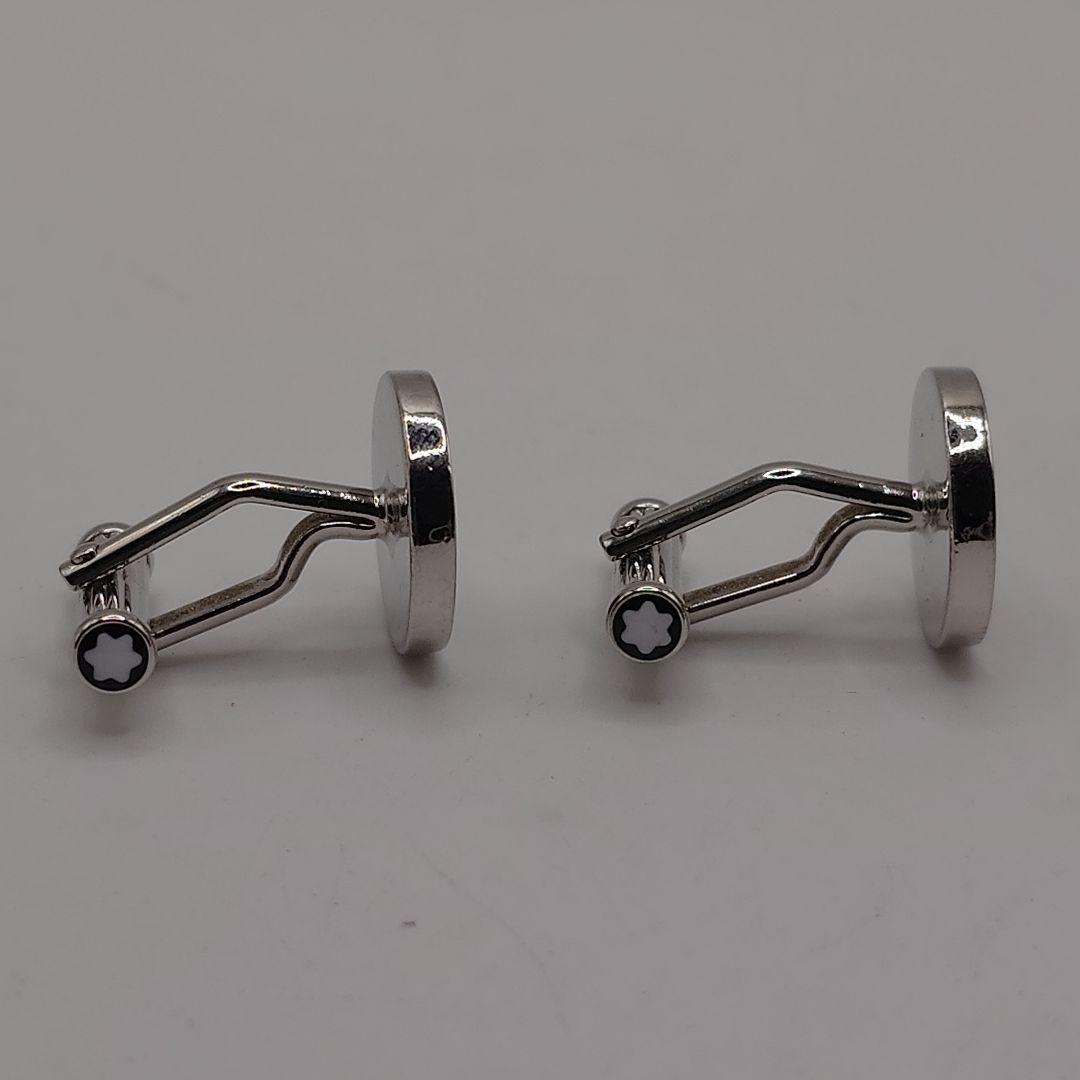 MONTBLANC モンブラン グリーン シルバー ロゴ刻印入り カフス