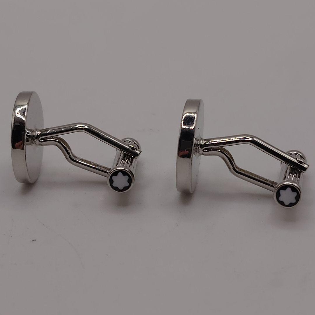 MONTBLANC モンブラン グリーン シルバー ロゴ刻印入り カフス