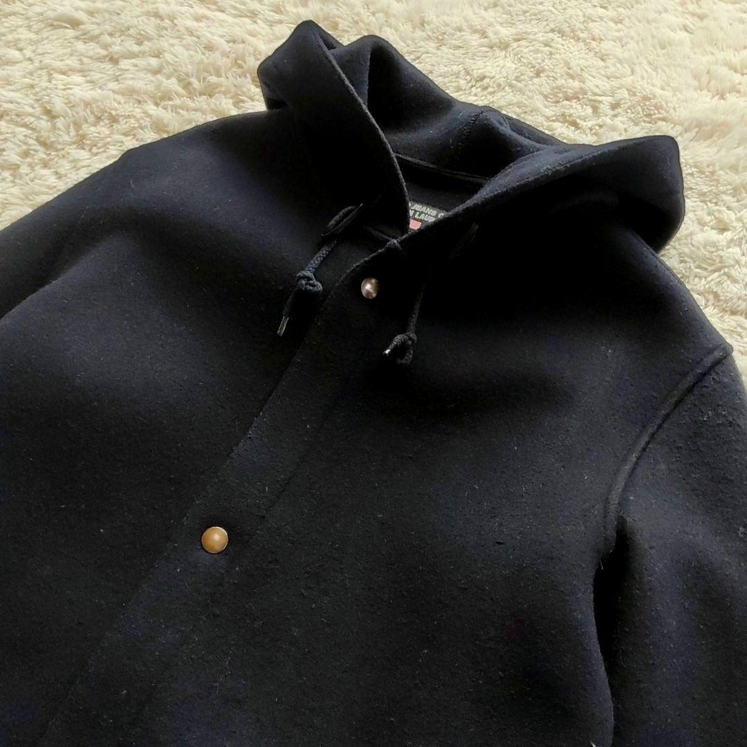 RALPH LAUREN スーパーロングコート ウールロングコート フーディ