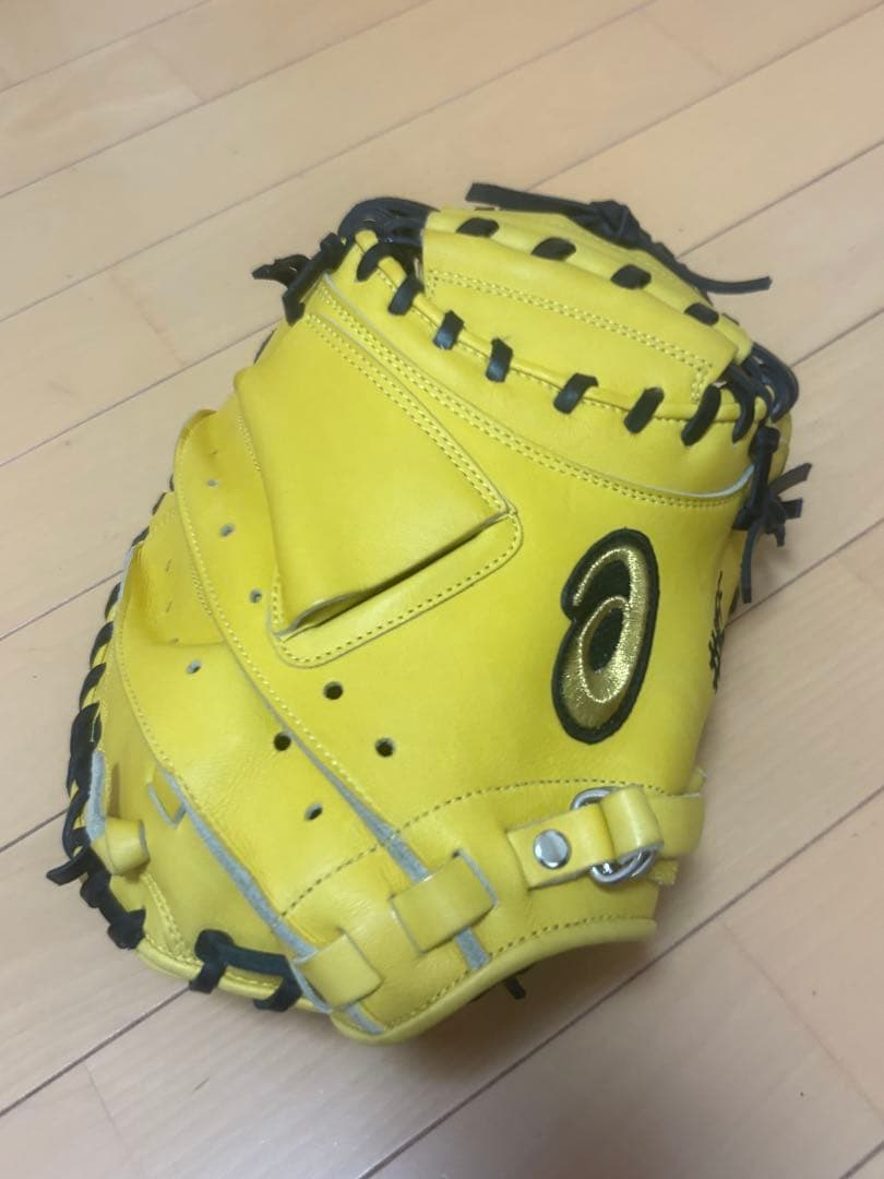 asics GOLDSTAGE スペシャルオーダー軟式グローブ イエロー