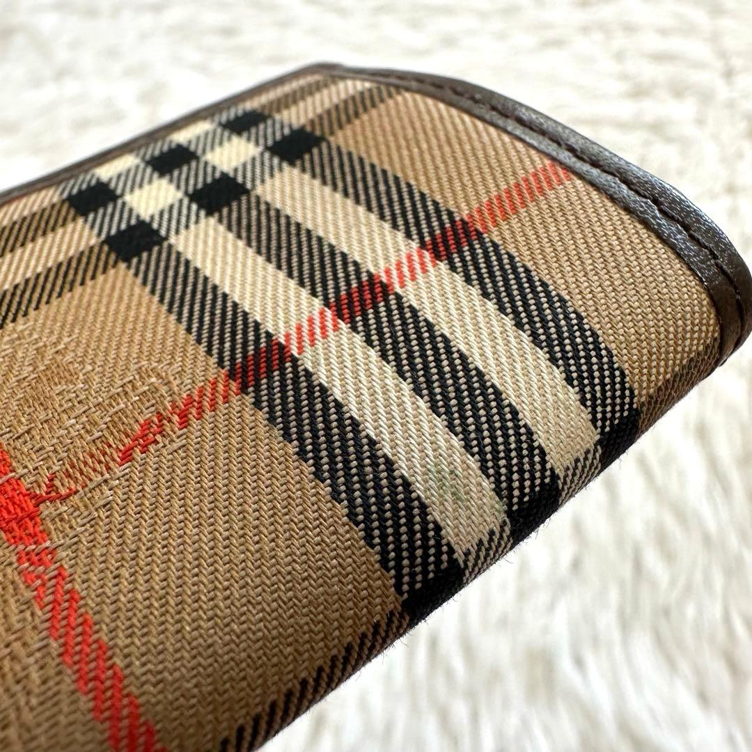 美品✨バーバリー ノバチェック 4連キーケース