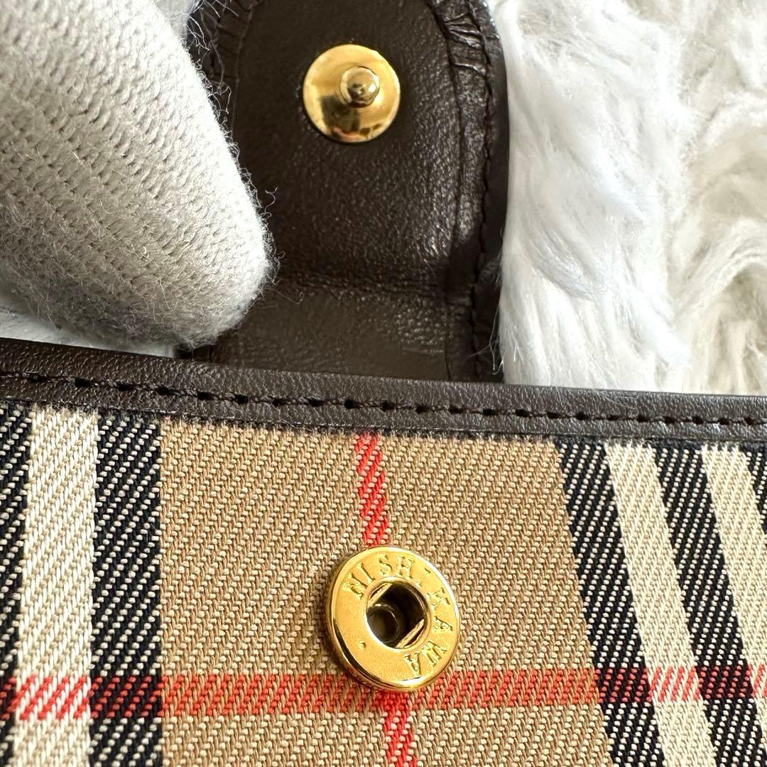 美品✨バーバリー ノバチェック 4連キーケース