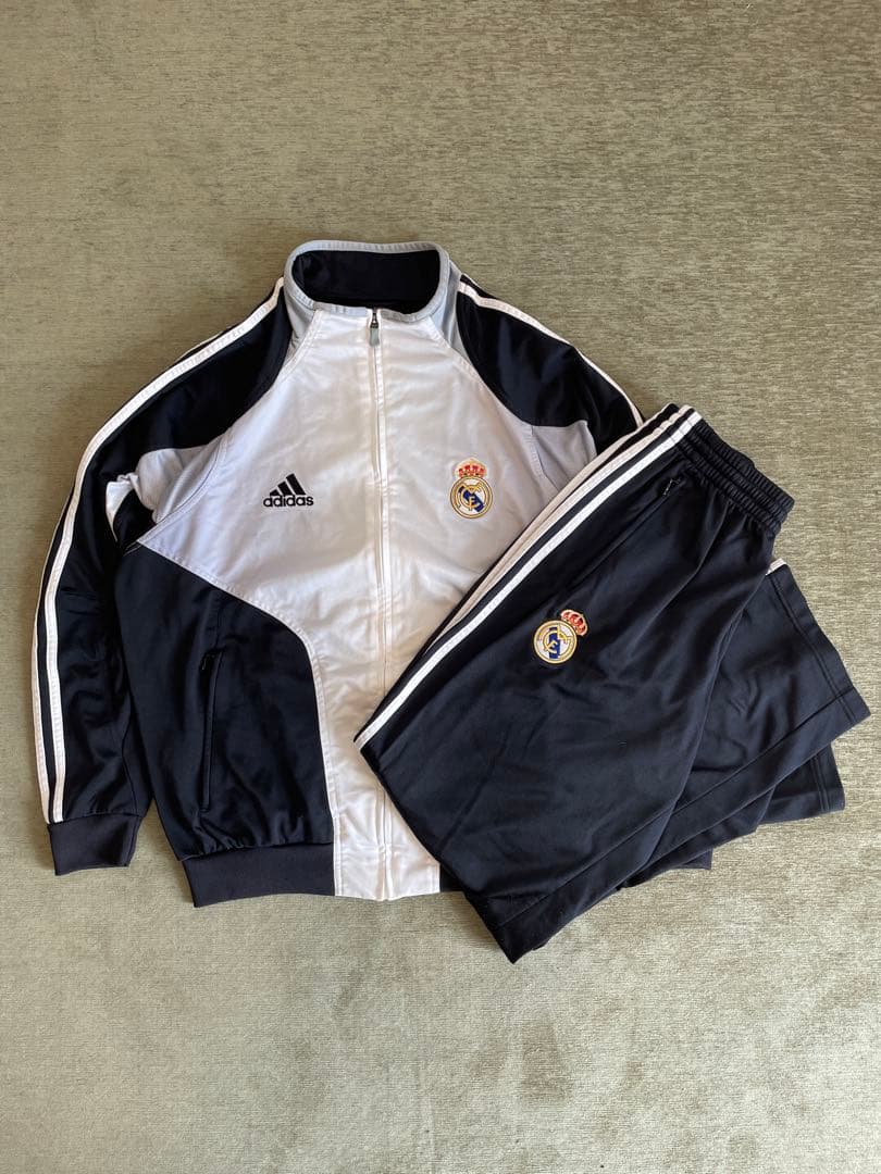 希少　00s adidas Real Madrid ジャージセットアップ