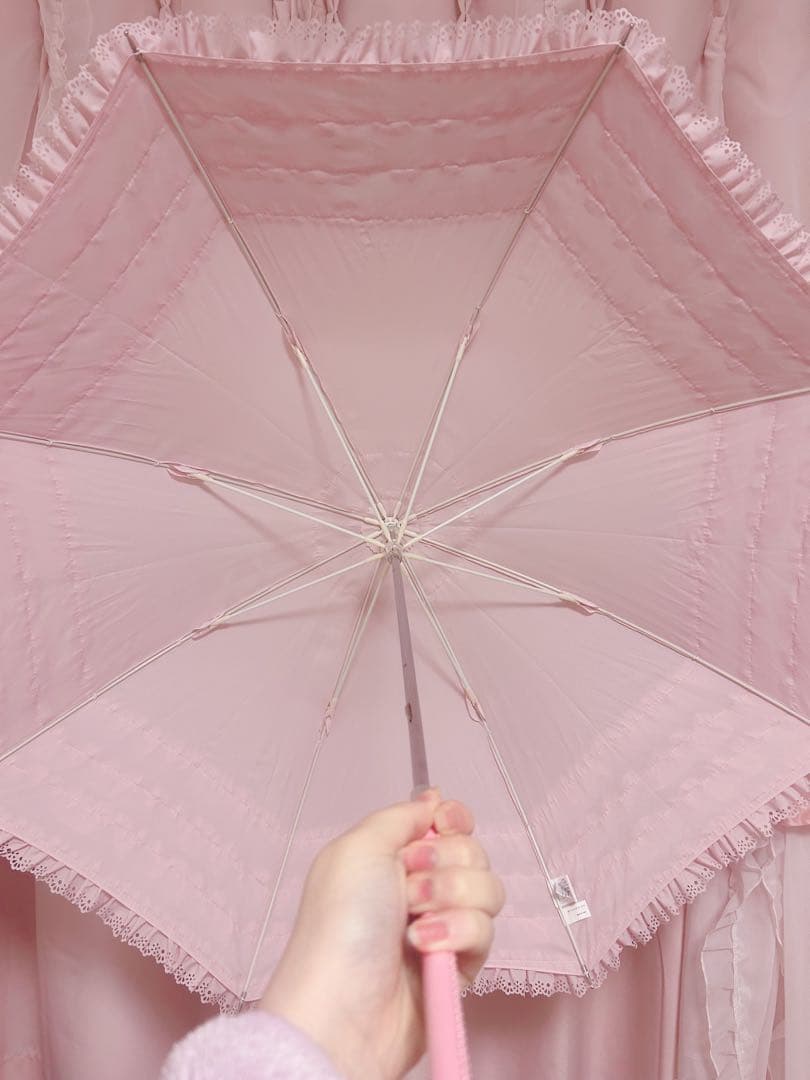 ♡Angelic Pretty フリルミルフィーユアンブレラ　ピンク傘♡