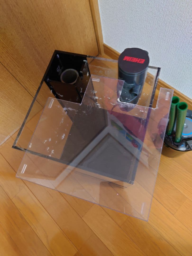 月下✩大人気✩ニッソークロスミニ小型オーバーフロー水槽メンテ楽々セット