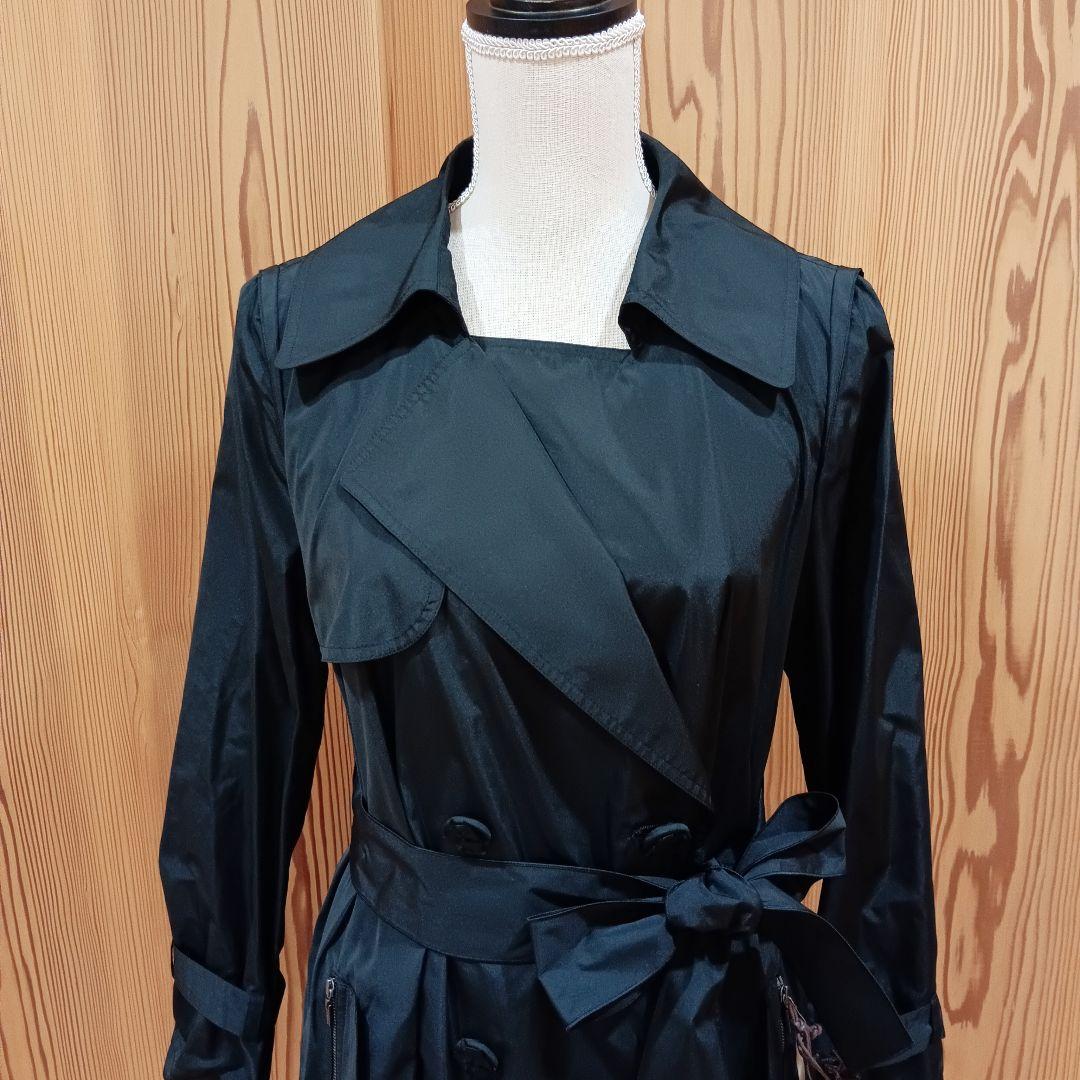 【新品タグ付き】デイジーリン フォクシー Aライントレンチコート 黒 40