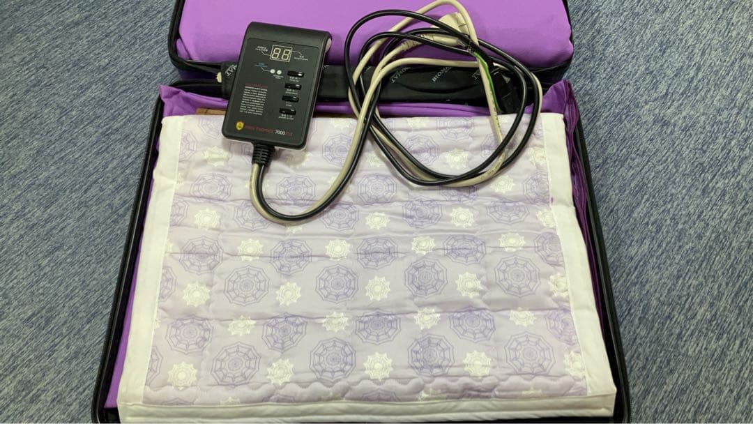 バイオマット宝石温熱　7000mx シングル、ミニマット、枕3点セット