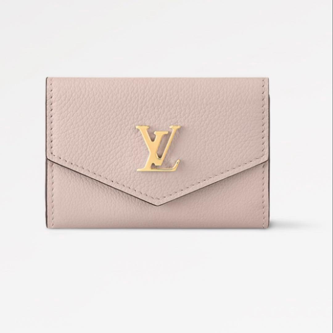 最終お値下げポルトフォイユLouis Vuitton ベージュ 三つ折り財布